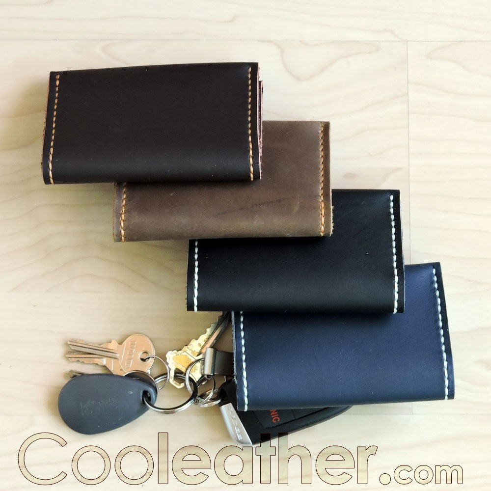 Leather Men Bi-fold Slim Wallet